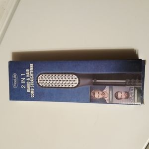 2 in 1 Beard & Hair Comb Straightener